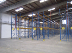 Regalanlage - Logistikhalle mit Regalanlage im Textilviertel