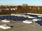 Dach - Lagerhalle mit Hochregalanlage