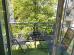 Balkon - Helle Singlewohnung mit Balkon im Grünen im 1 OG